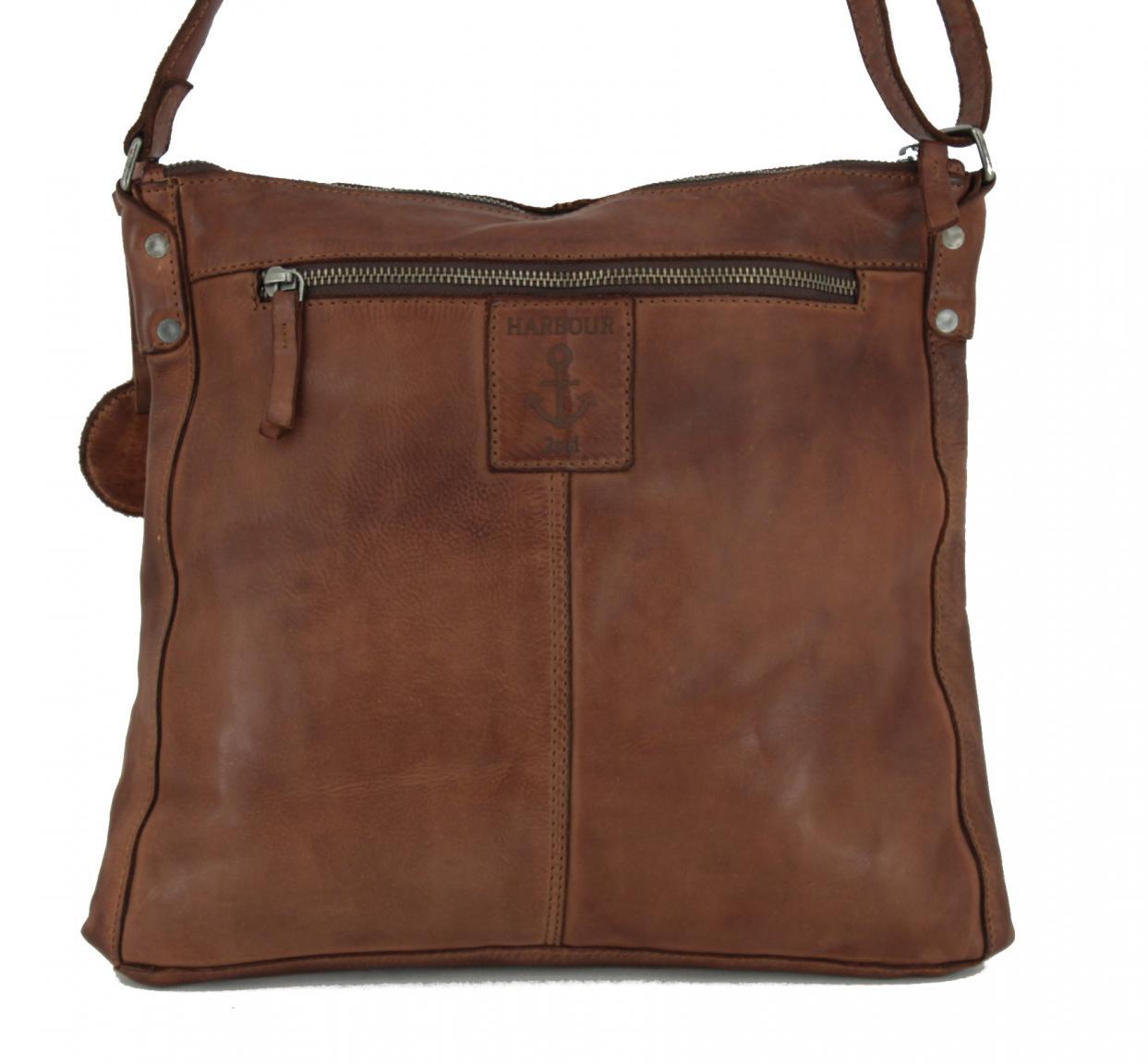 Crossovertasche Lucky Brown dunkelbraun Harbour 2nd Velours