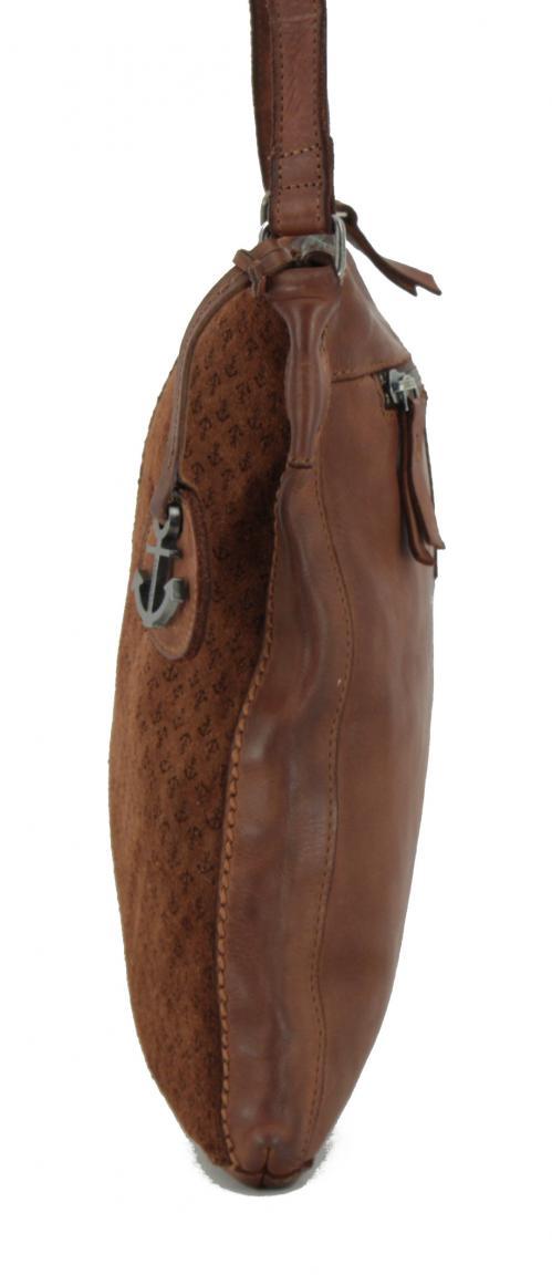 Crossovertasche Lucky Brown dunkelbraun Harbour 2nd Velours