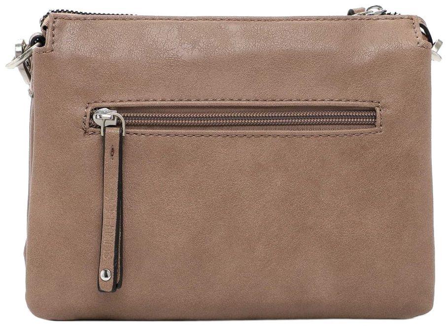 Crossovertasche Lyndsey Suri Frey klein Dunkelbeige perforiert