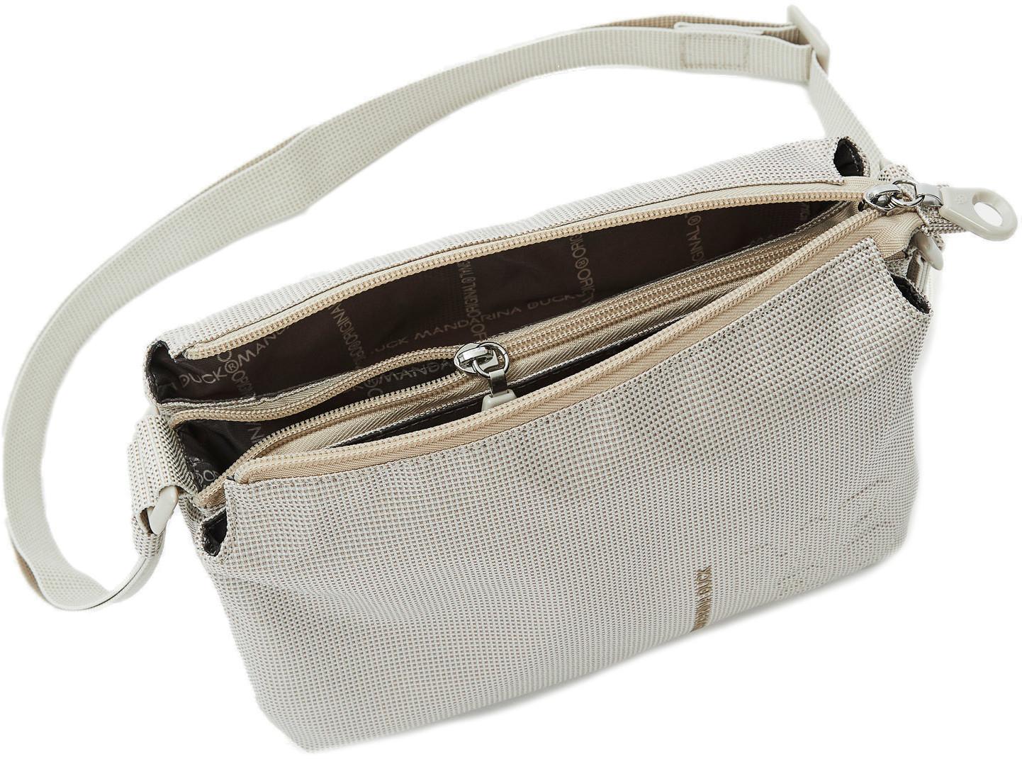 Crossovertasche Mandarina Duck MD20 Pochette Whitecap Gray hellbeige