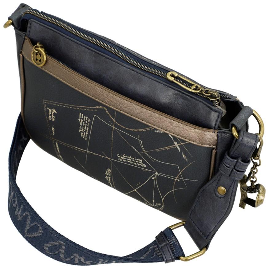 Crossovertasche Studio Mademoiselle Anekke Taupe Skizzenentwurf