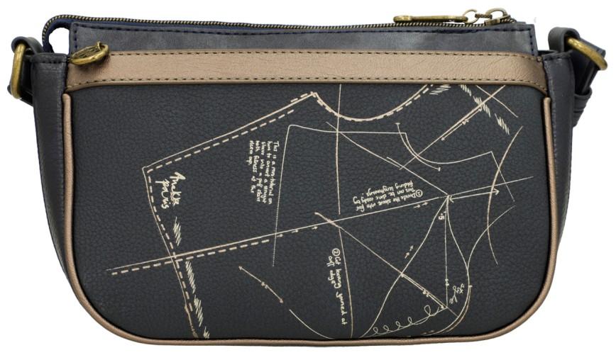 Crossovertasche Studio Mademoiselle Anekke Taupe Skizzenentwurf