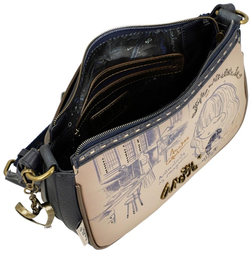Crossovertasche Studio Mademoiselle Anekke Taupe Skizzenentwurf