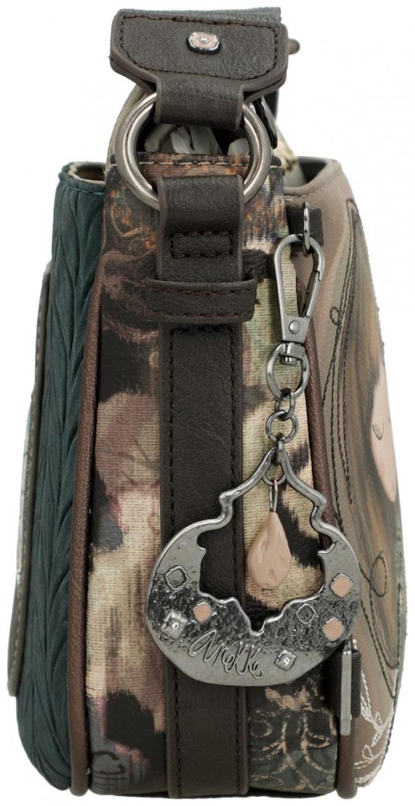 Crossovertasche bestickt Anekke Real Glitzer beige Träume