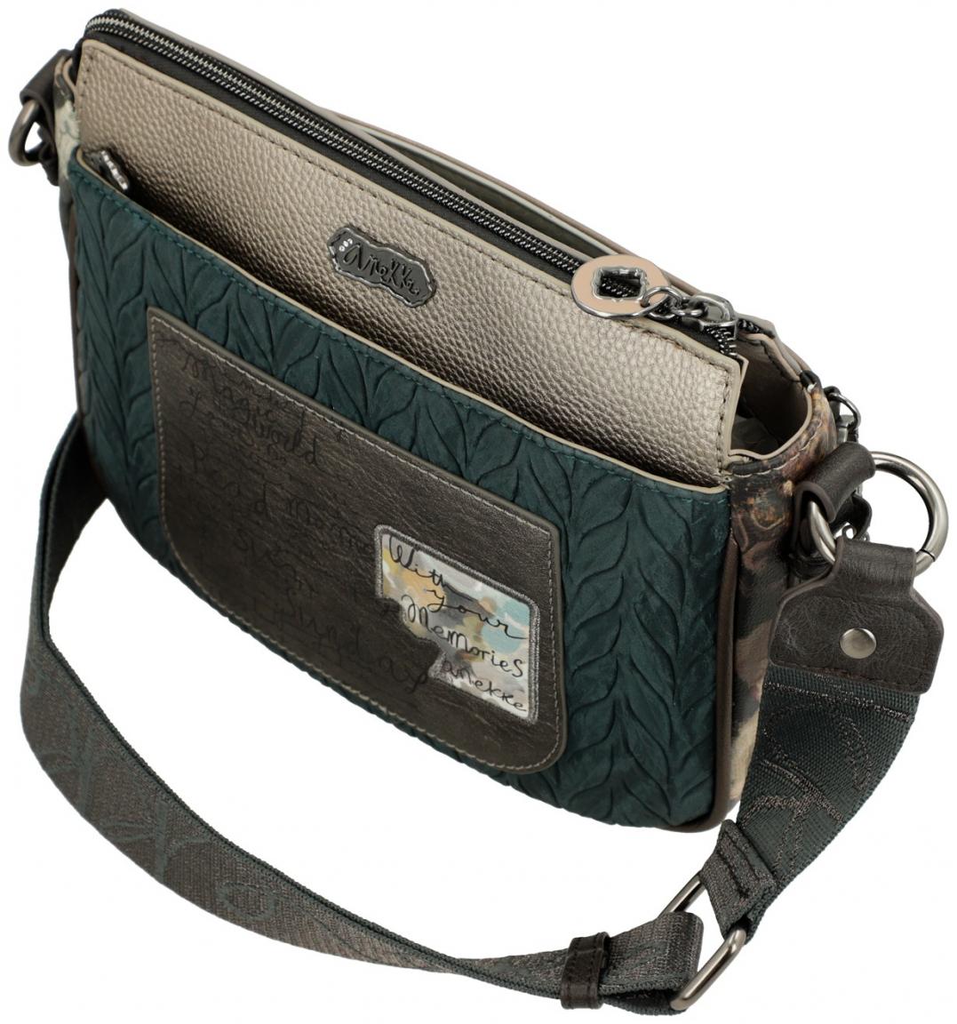 Crossovertasche bestickt Anekke Real Glitzer beige Träume