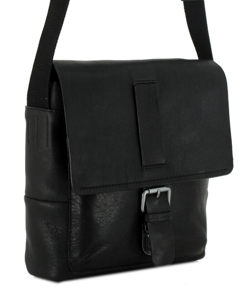 Crossovertasche für Herren schwarz Strellson Turnahm Shoulderbag