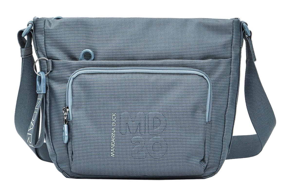 Crossovertasche grau Mandarina Duck MD20 Iron Schimmereffekt