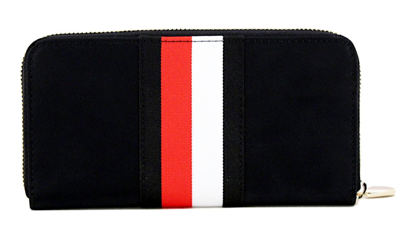 Damen Brieftasche Tommy Hilfiger Poppy ST Large ZA Corp Navy Gurtband