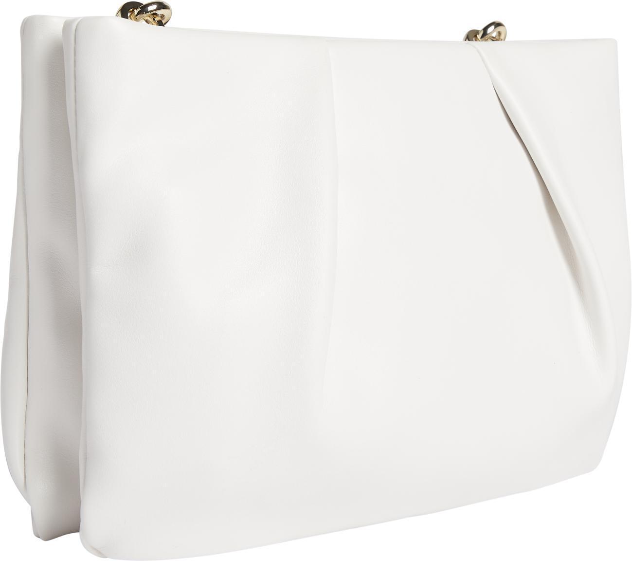 Damen Handtasche Calvin Klein Twisted xBody Clutch Pochette Ecru Weiß