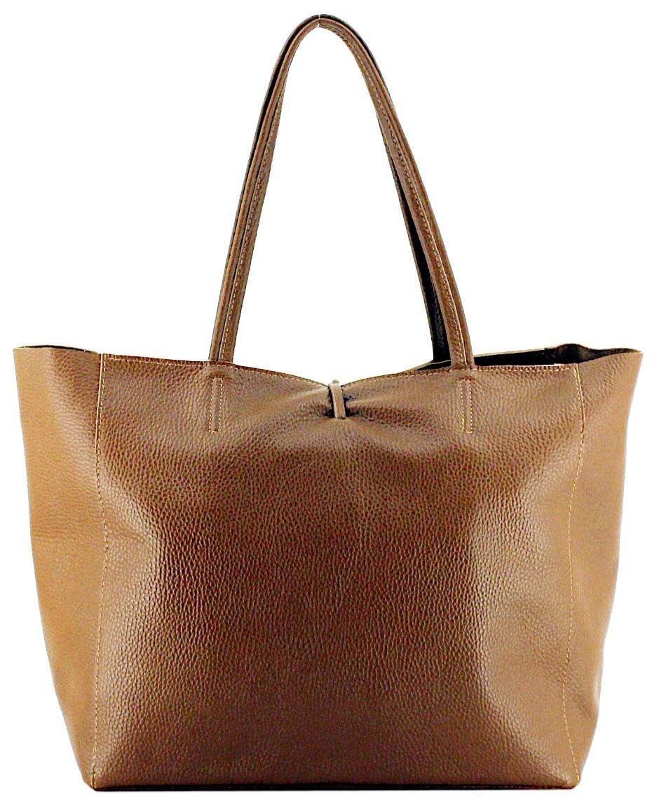 Damen Henkeltasche Caleidos Ant Pink Altrosa Reines Leder Logocharme