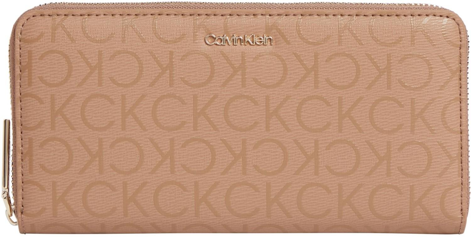 Damen Longbörse Must Calvin Klein Safari Canvas Mono Logoprint