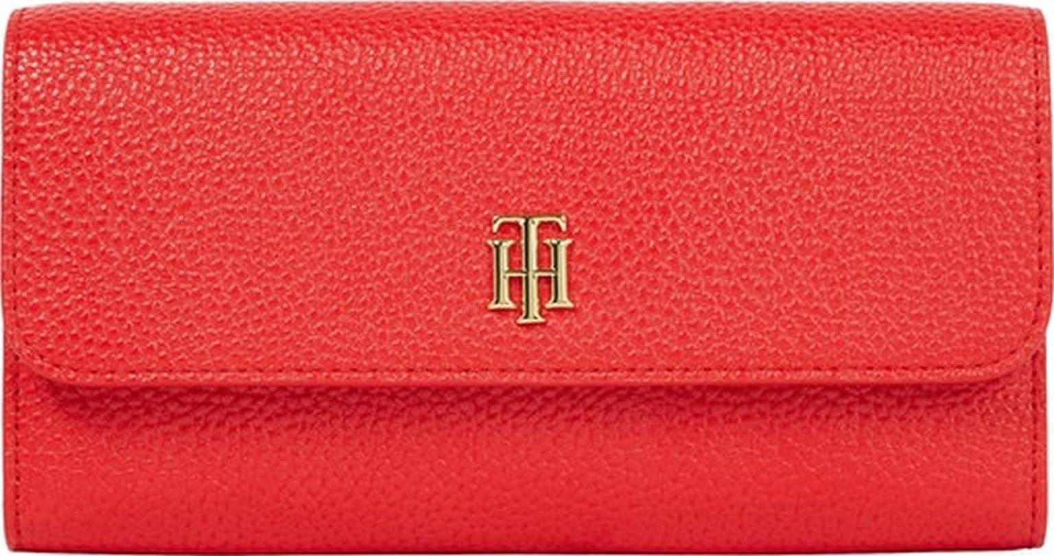 Damen Überschlagbörse Tommy Hilfiger Element Large Flap Wallet Fireworks Red