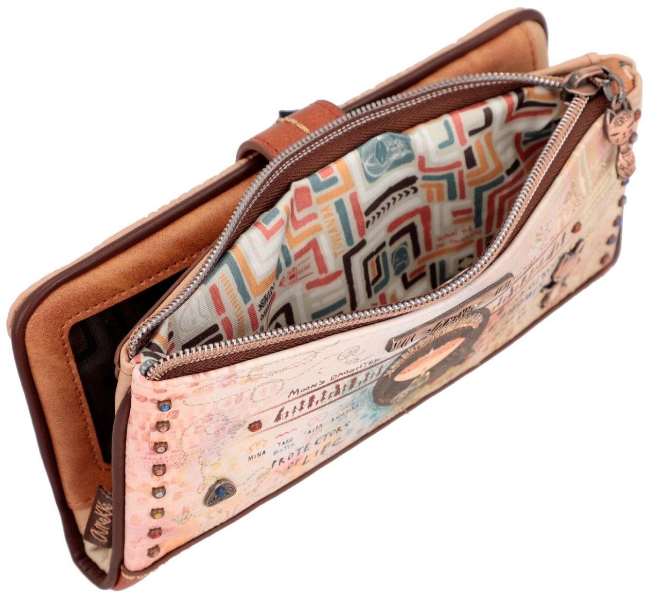 Damenbörse Anekke Menire Xikrin Stamm Glitzerdetails