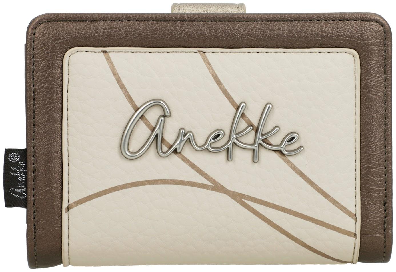 Damenbörse Anekke Serenis hellbeige metallic