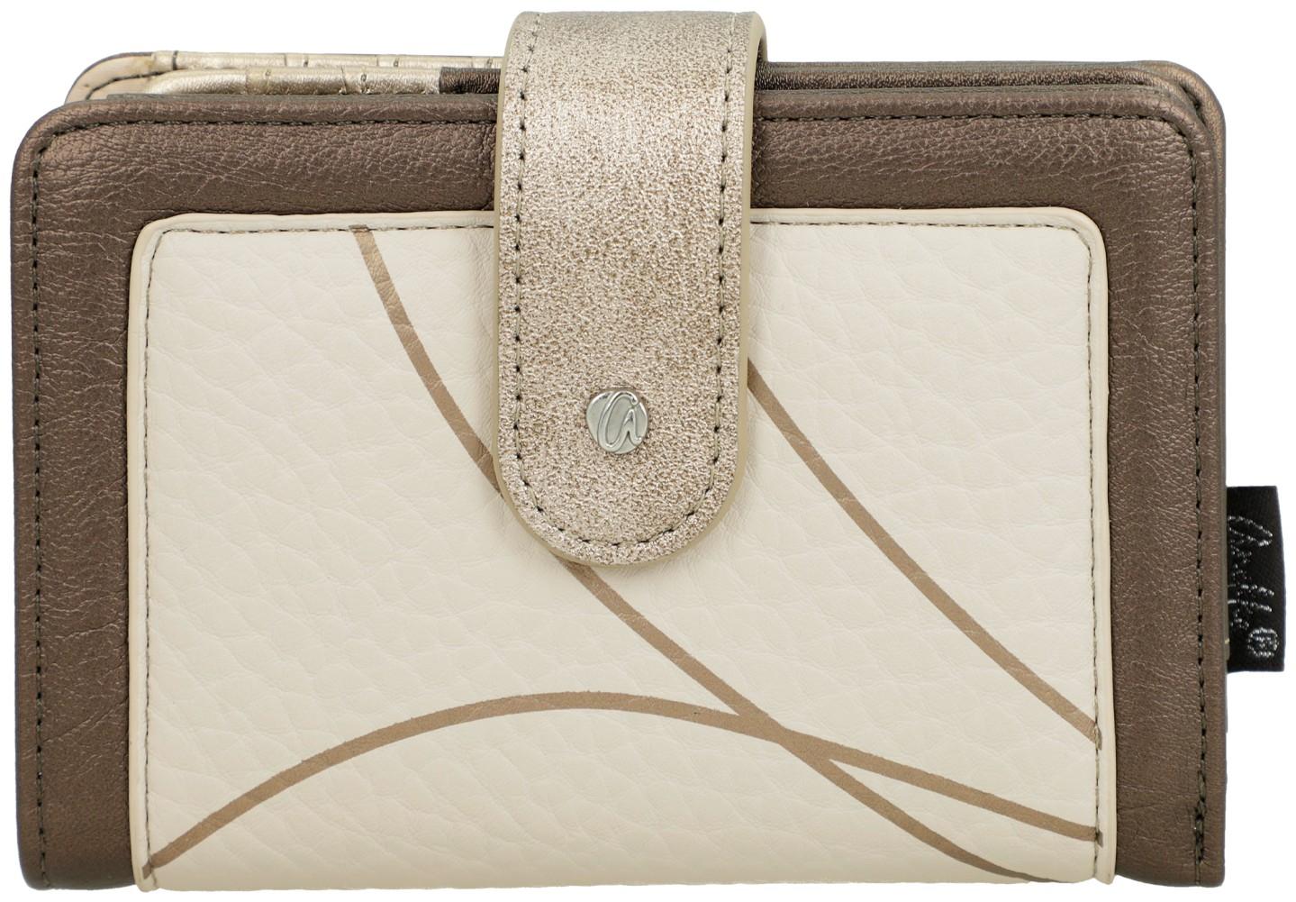 Damenbörse Anekke Serenis hellbeige metallic