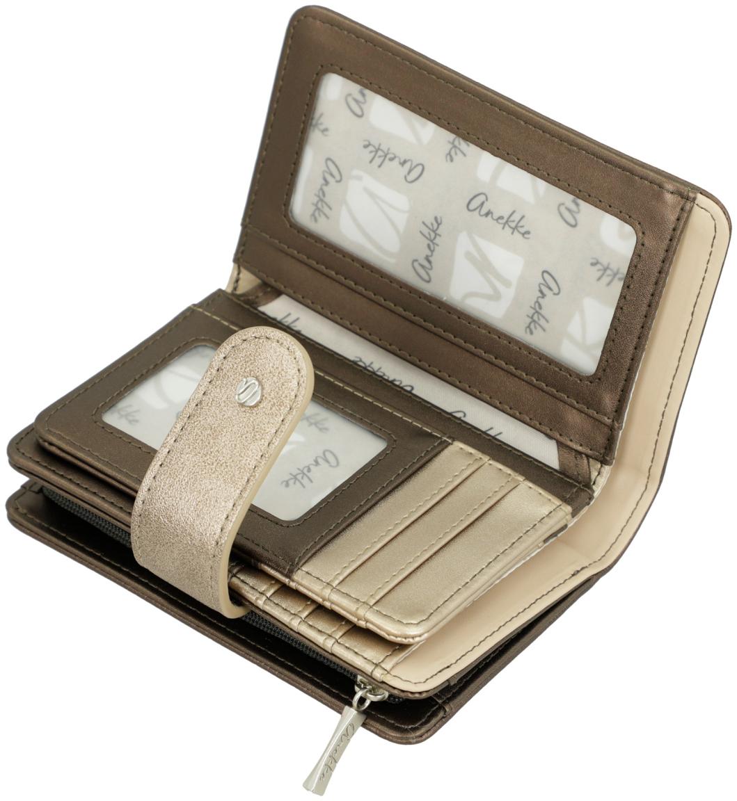 Damenbörse Anekke Serenis hellbeige metallic