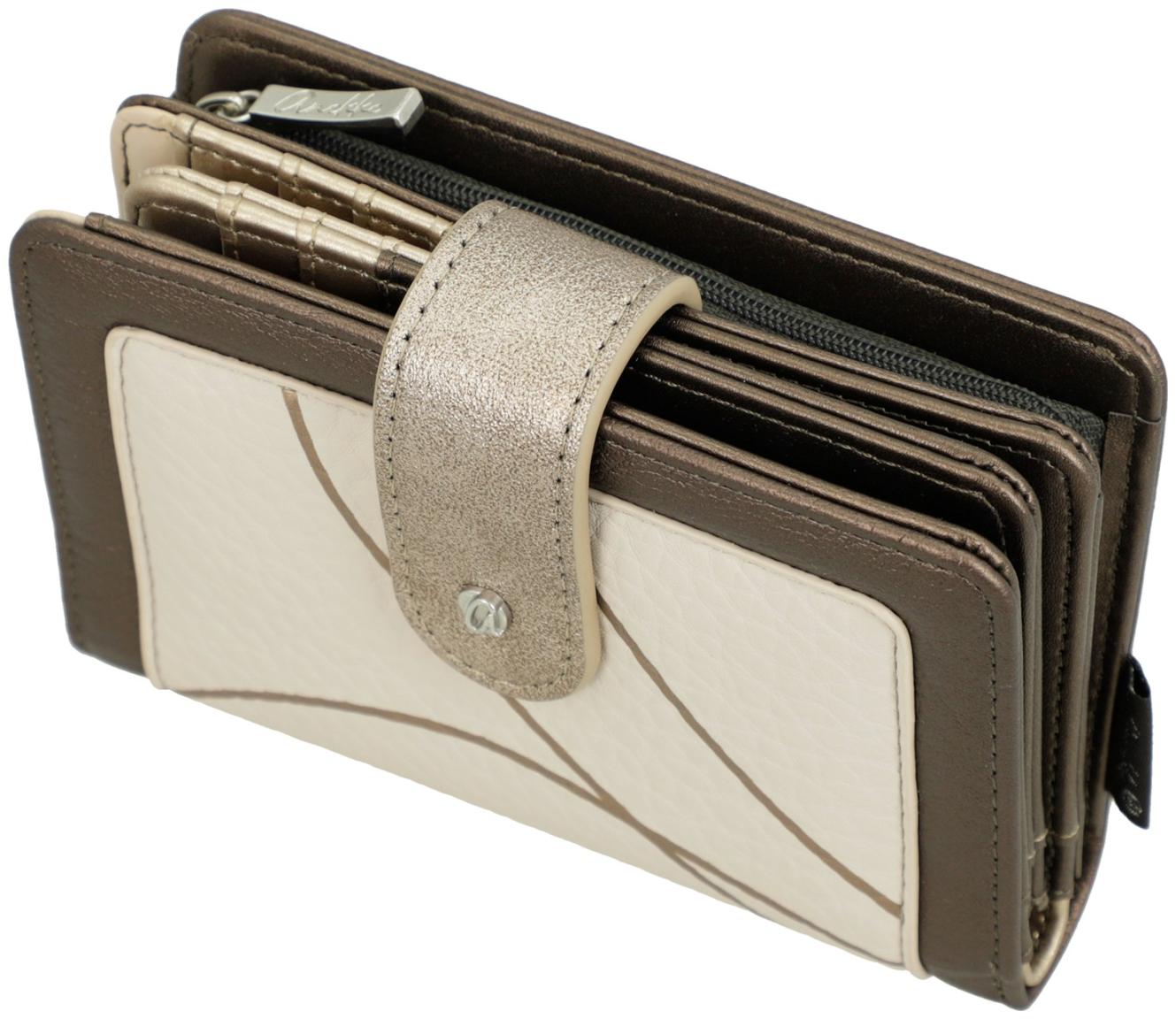 Damenbörse Anekke Serenis hellbeige metallic