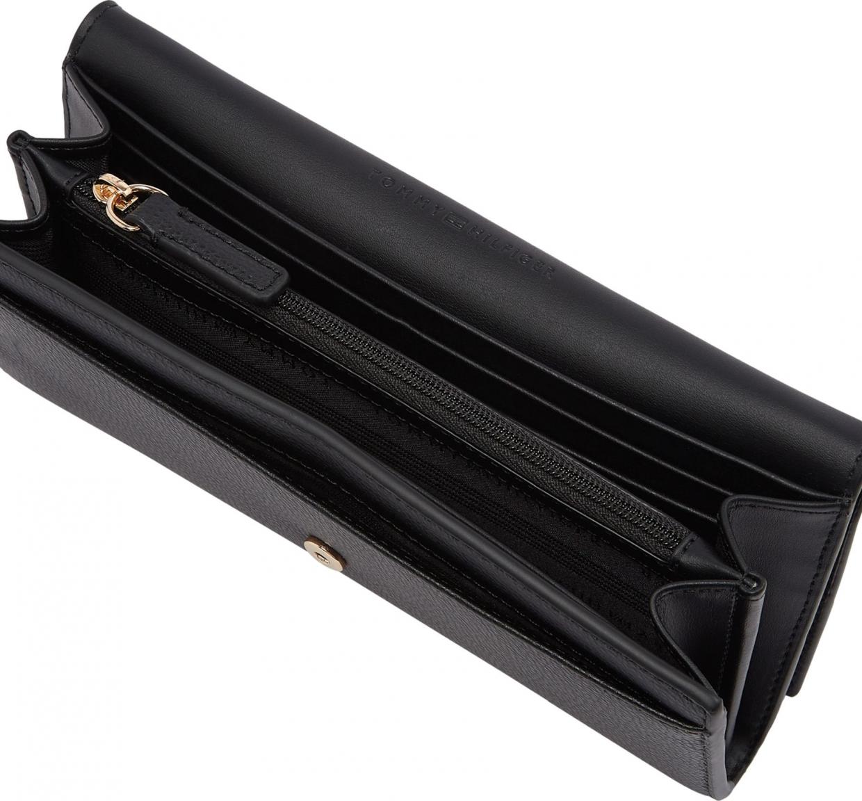 Damenbörse Legacy Flap Tommy Hilfiger schwarz 