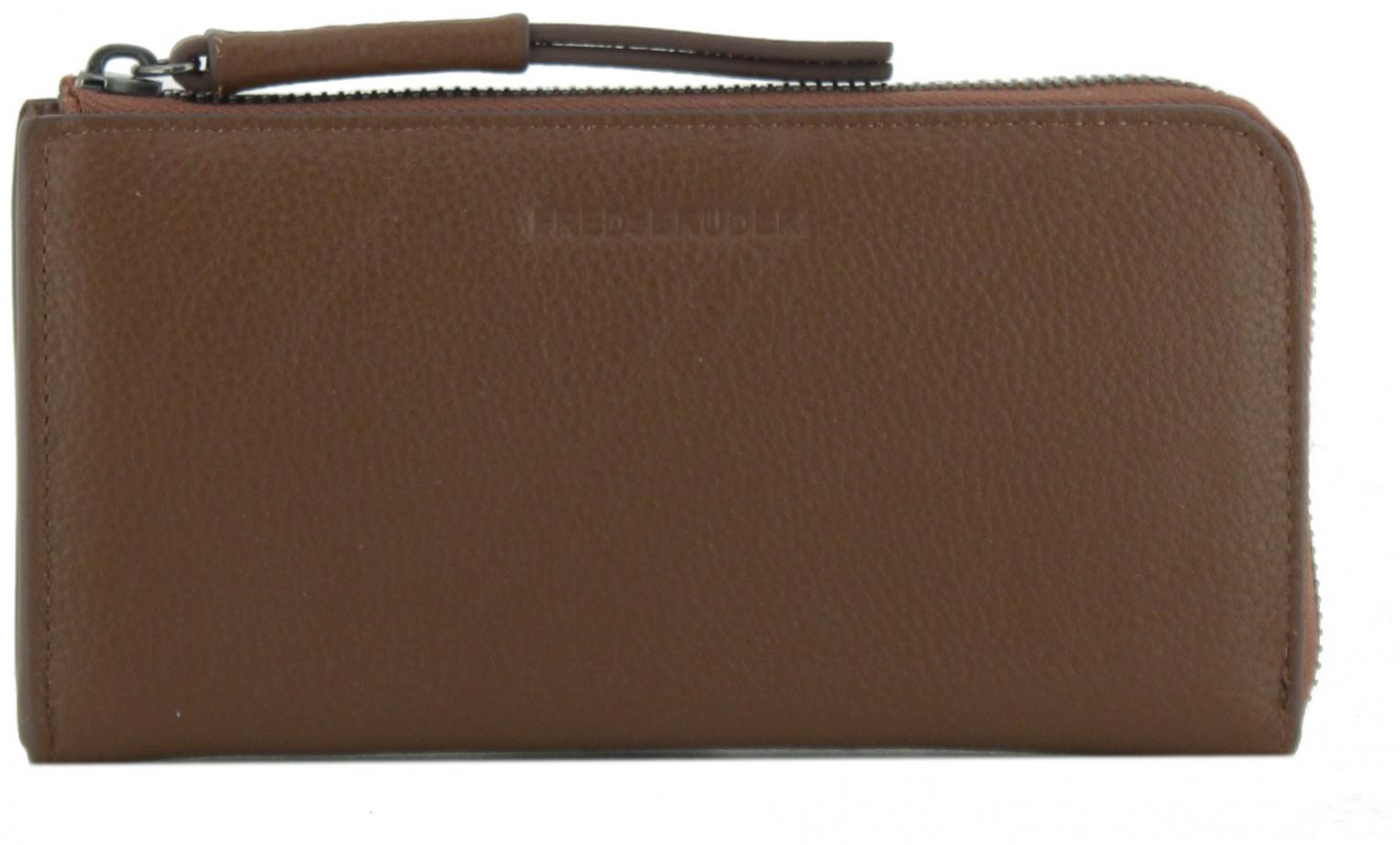 Damenbörse braun Leder FREDsBRUDER Nea Big Wallet Dark Amber