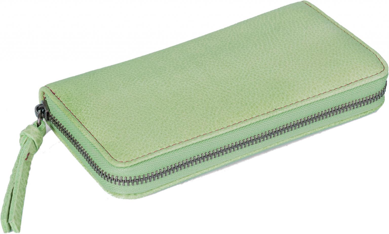 Damenbörse grün Leder FREDsBRUDER Dear Cute Green