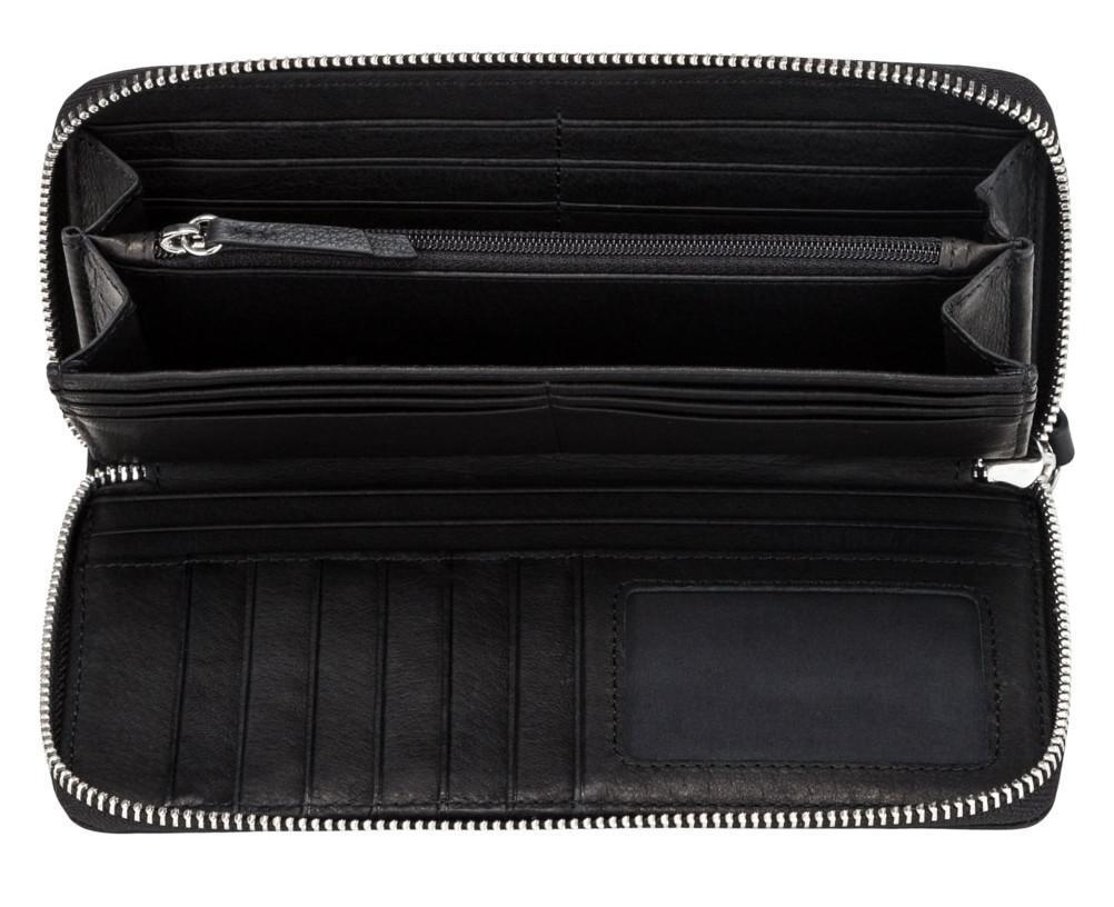 Damenbrieftasche Black Liebeskind Berlin Gigi schwarz RFID Schutz