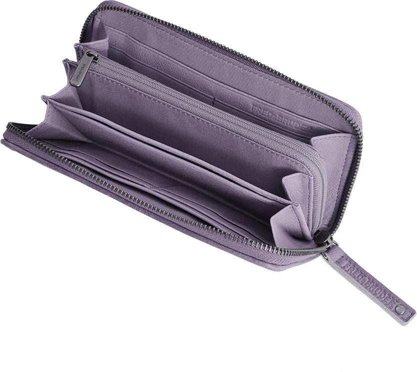 Damenbrieftasche Ziparound lila Wallet Gürteltier Big Lavender FREDsBRUDER