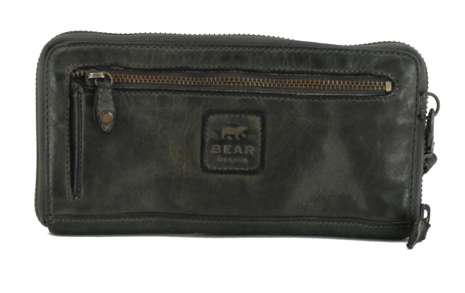 Damenbrieftasche bear bags New Woven Cognac braun