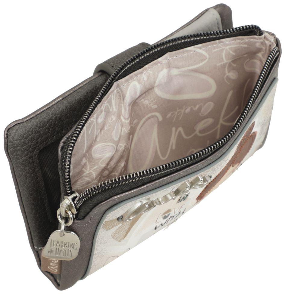 Damenbrieftasche flexibel Metallicakzente Anekke Sophia