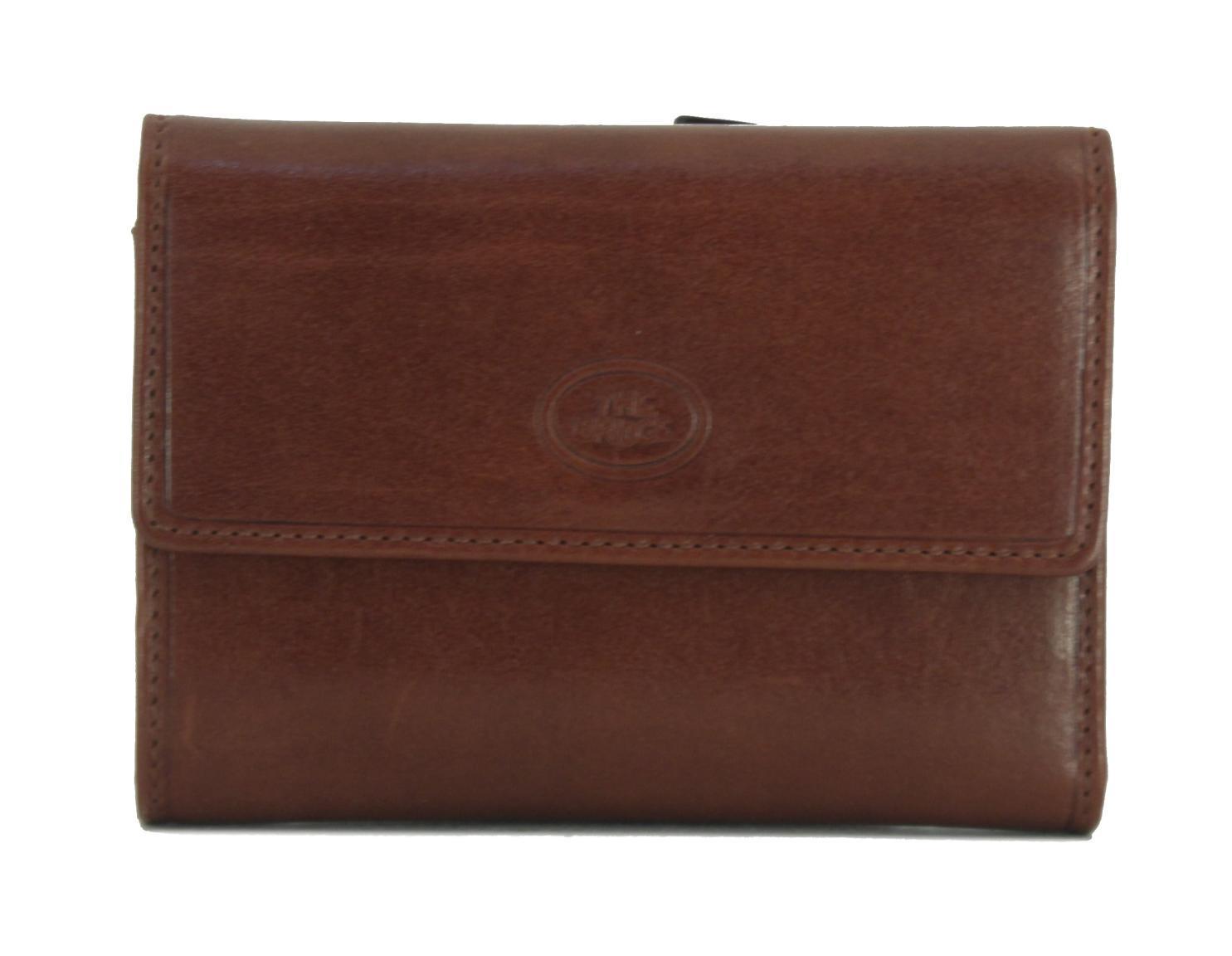 Damenbrieftasche mit Überschlag The Bridge Story Donna Marrone braun
