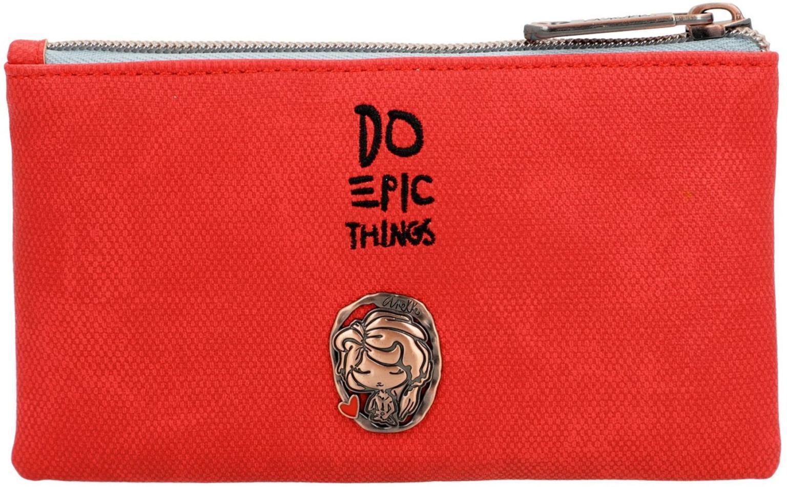 Damengeldbeutel Anekke Fancy Bunt Rot grosses Markenemblem