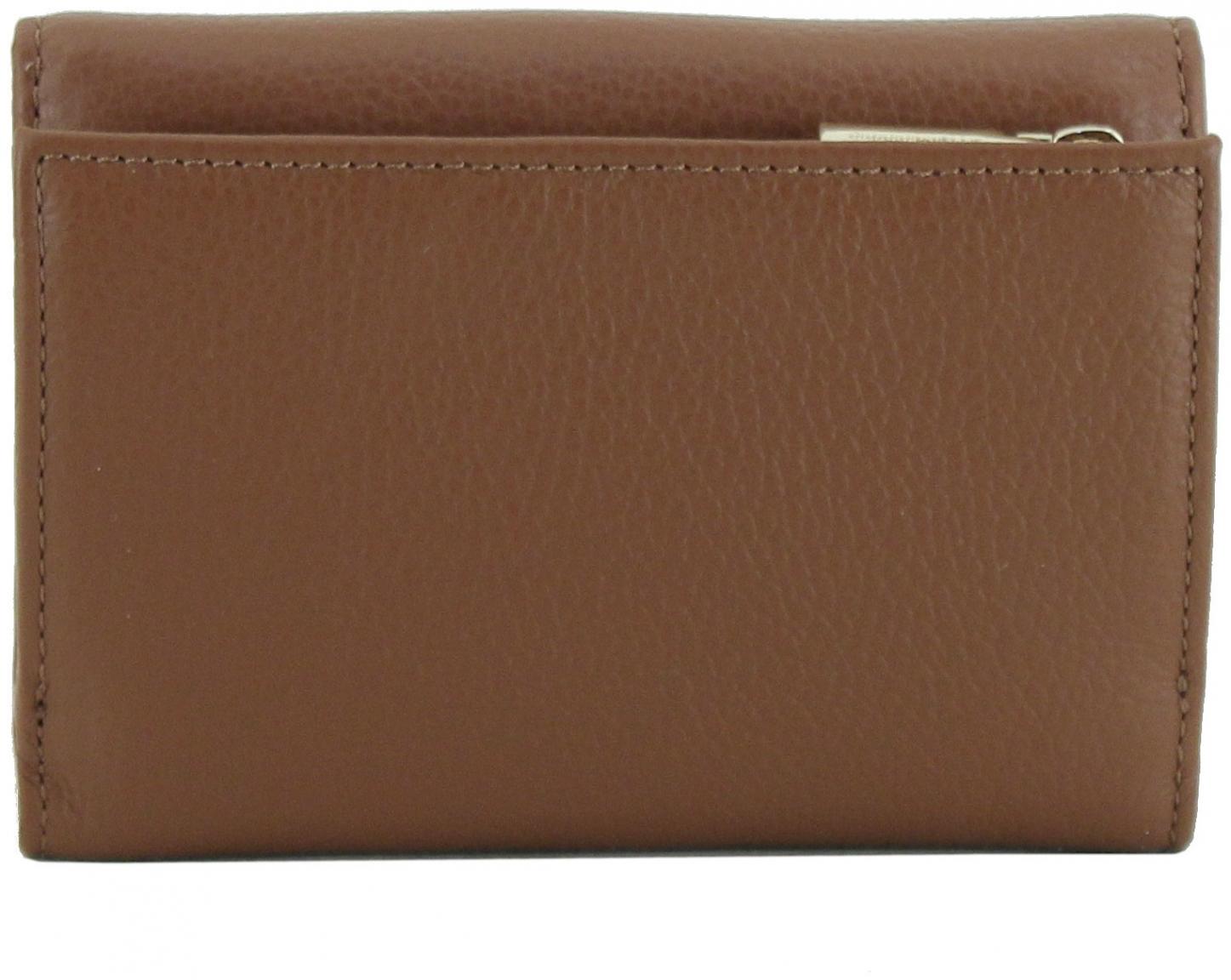Damengeldbörse Coccinelle Metallic Soft Cognac 