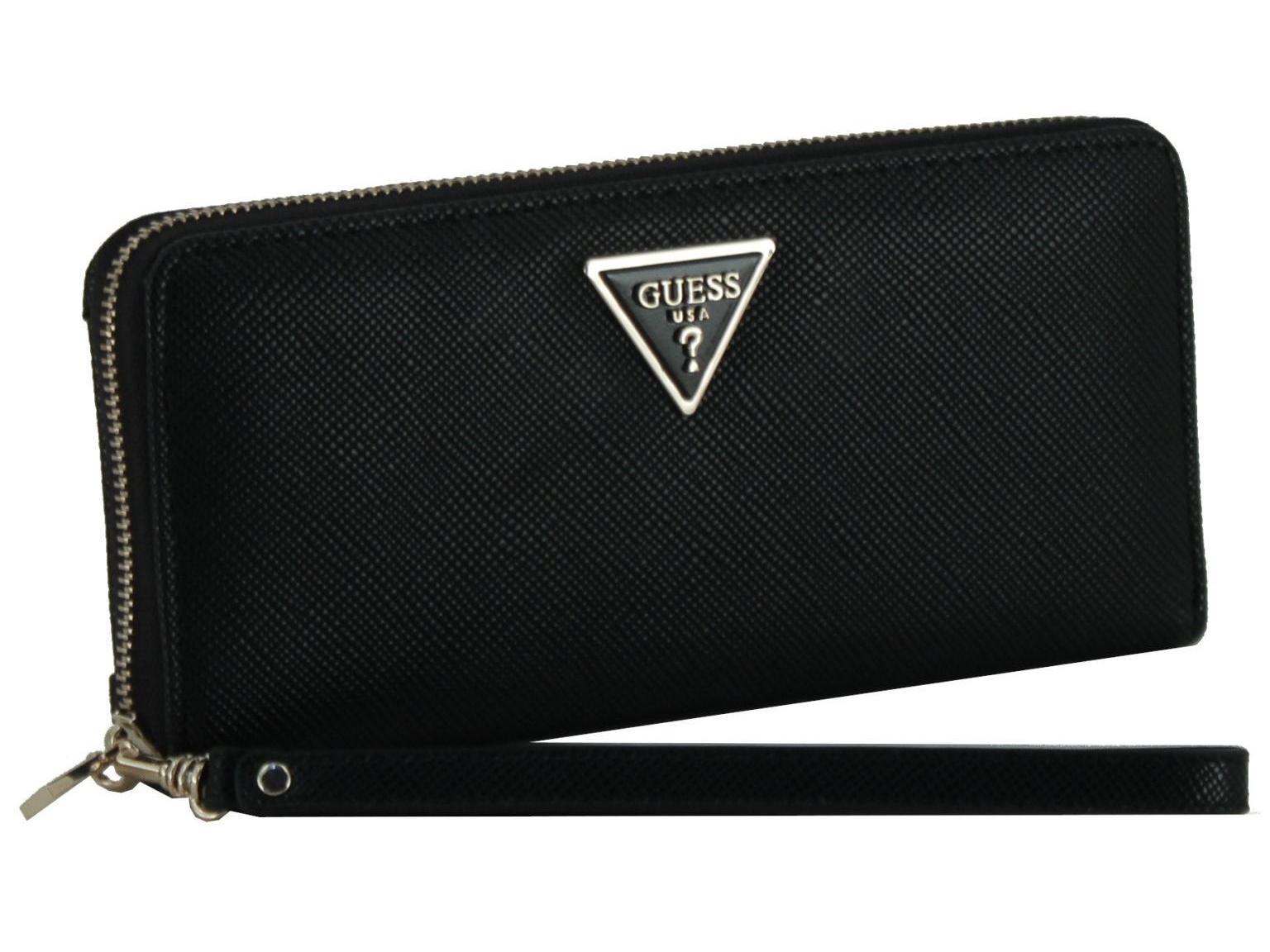 Damengeldbörse Guess Black Laurel SLG Schwarz