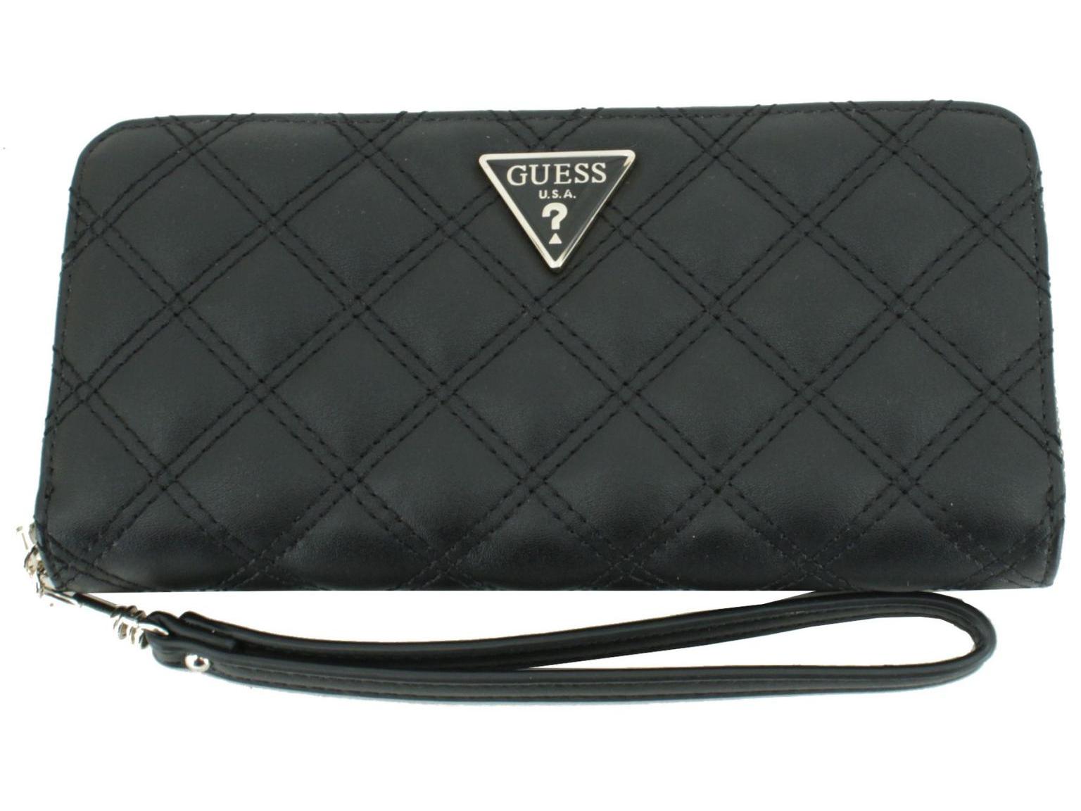 Damengeldbörse Guess Black Laurel SLG Schwarz