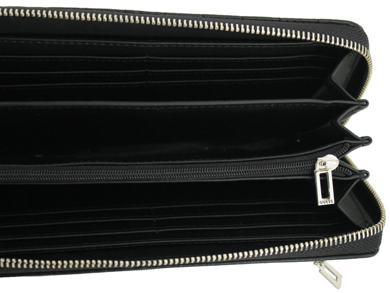 Damengeldbörse Guess Black Laurel SLG Schwarz
