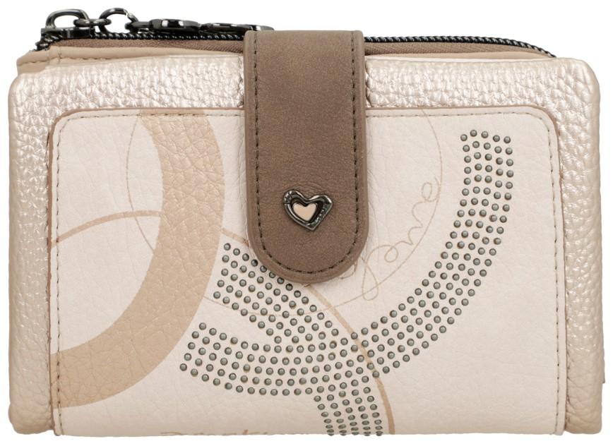 Damengeldbörse nude gold bestickt Anekke Muse Olympia