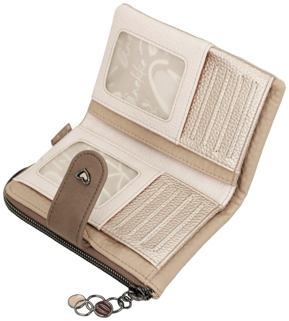 Damengeldbörse nude gold bestickt Anekke Muse Olympia