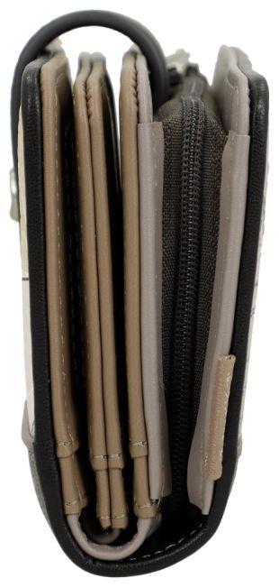 Damengeldbörse zart Anekke hell Sophia Stickereien Auralis schimmernd