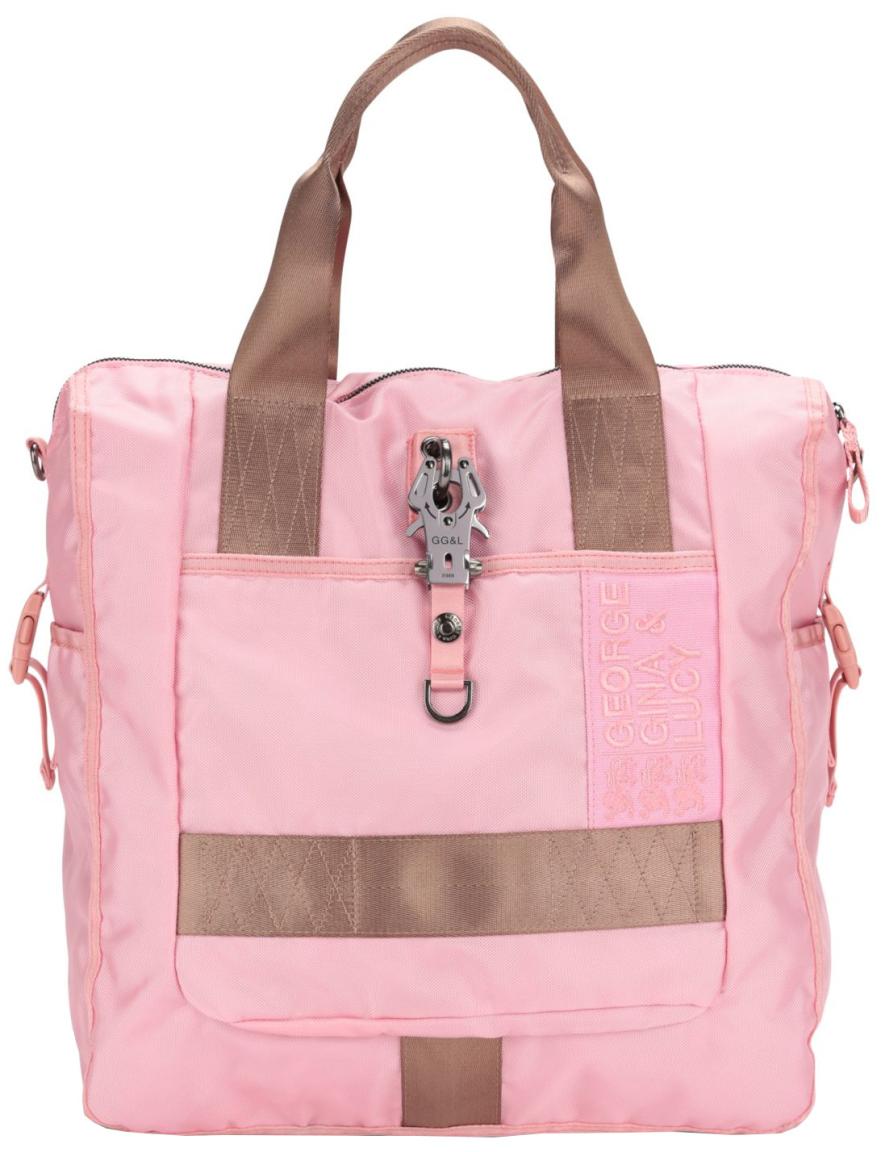 Damenhandtasche Bigster Rosa Braun George Gina & Lucy pig & pack