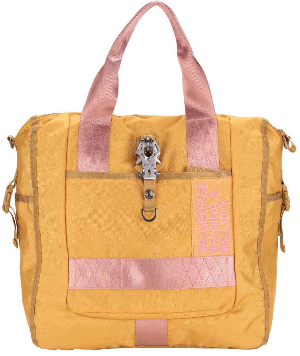 Damenhandtasche Gelb Rosa Bigster George Gina Lucy Yellow & Highrose