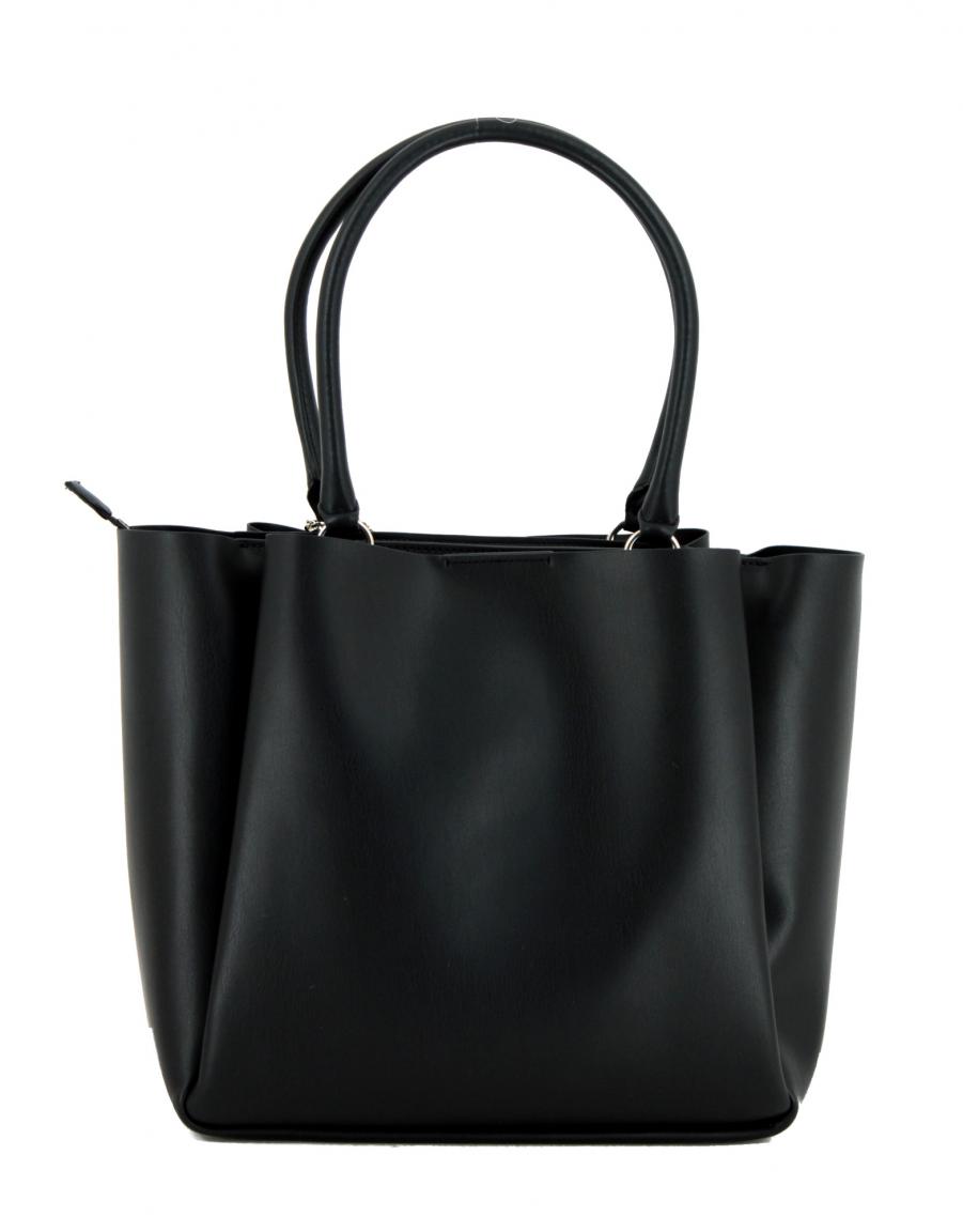 Damenhandtasche Guess Lenia dreigeteilt Stone Multi beige weiß