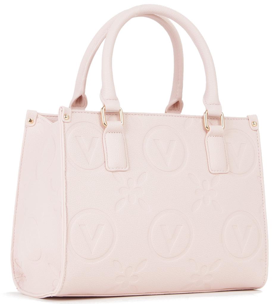 Damenhandtasche hellrosa Logoprägung Samba RE Cipria Mario Valentino