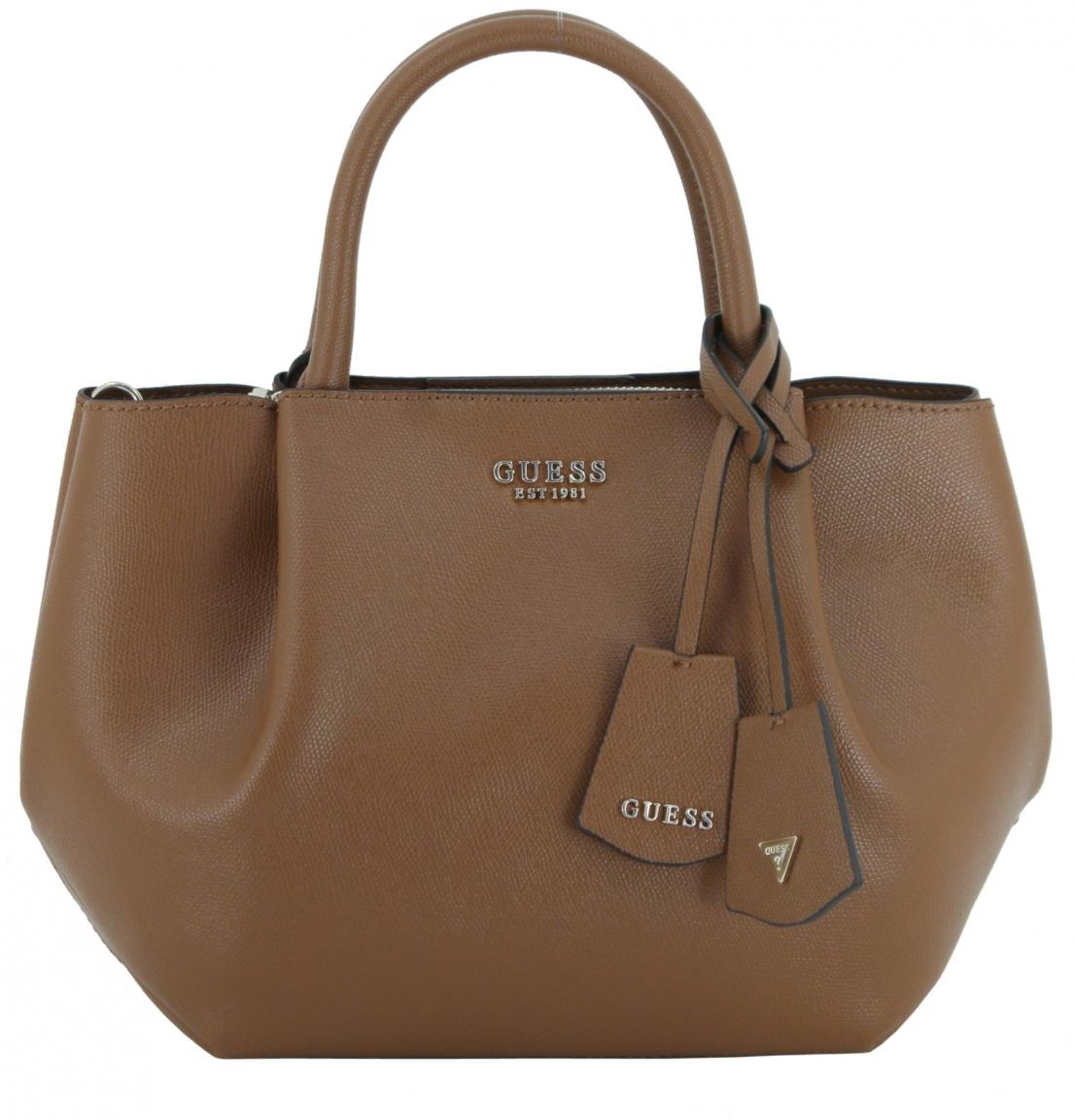 Damenhandtasche schwarz Guess Amorette Black Girlfriend Satchel