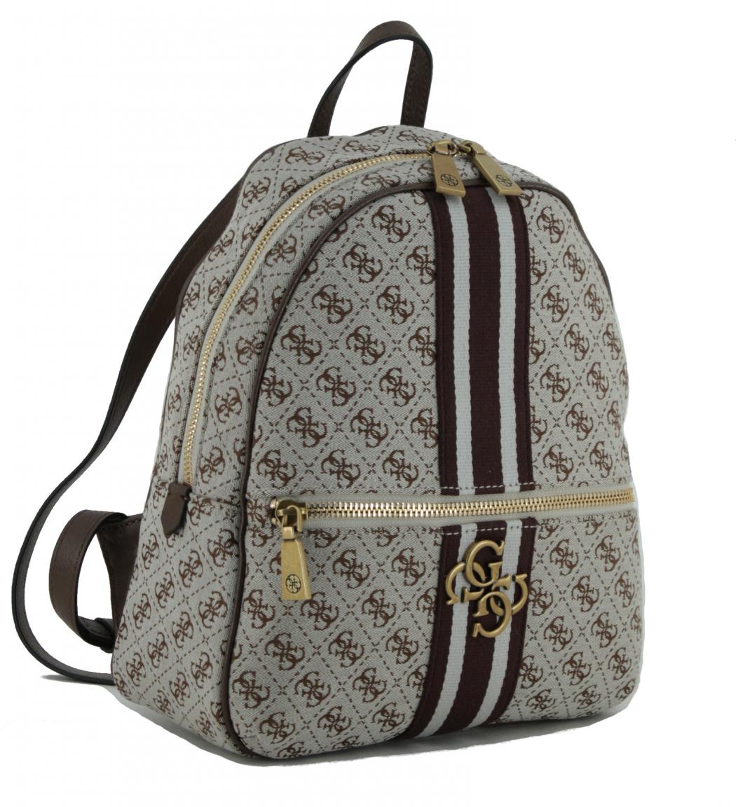 Damenrucksack Guess Vintage Brown Logoprint Backpack Bags More In 2020 Guess Handtaschen Damenrucksack Handtaschen