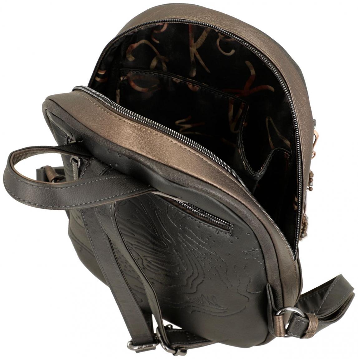 Damenrucksack Anekke Dreamverse Wings Herbstfarben Stickerei