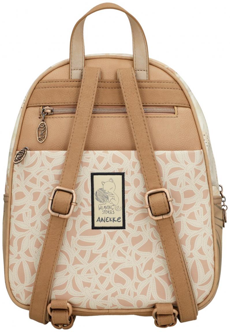 Damenrucksack Anekke Memories Beigetöne Stickerei