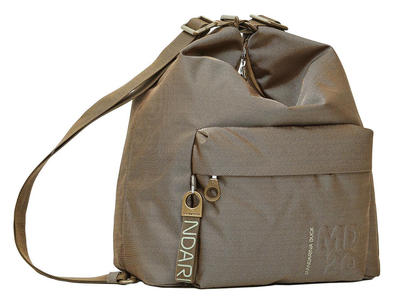 Damenrucksack Beuteltasche MD20 Hobo Oil Mandarina Duck khaki