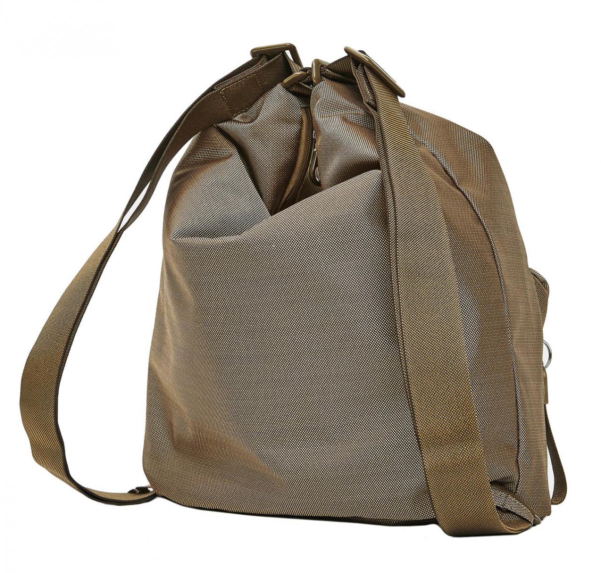 Damenrucksack Beuteltasche MD20 Hobo Oil Mandarina Duck khaki