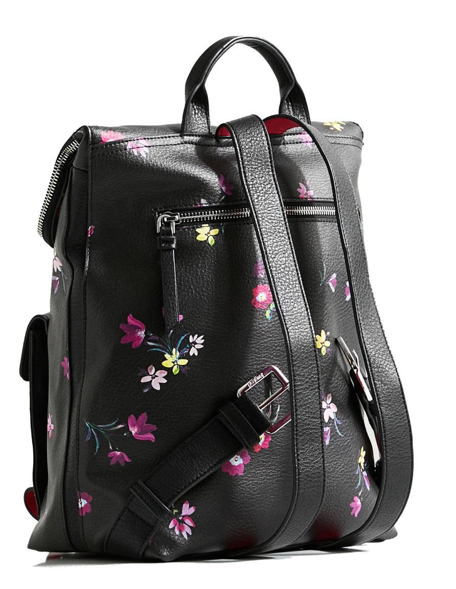 Damenrucksack Blumenprint Desigual Little Bia Nerano Überschlag