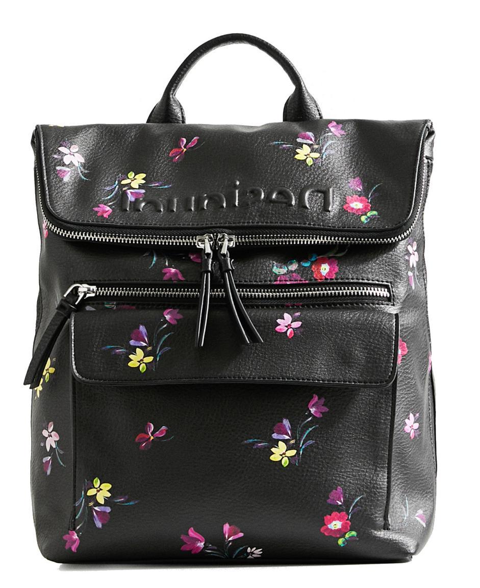Damenrucksack Blumenprint Desigual Little Bia Nerano Überschlag