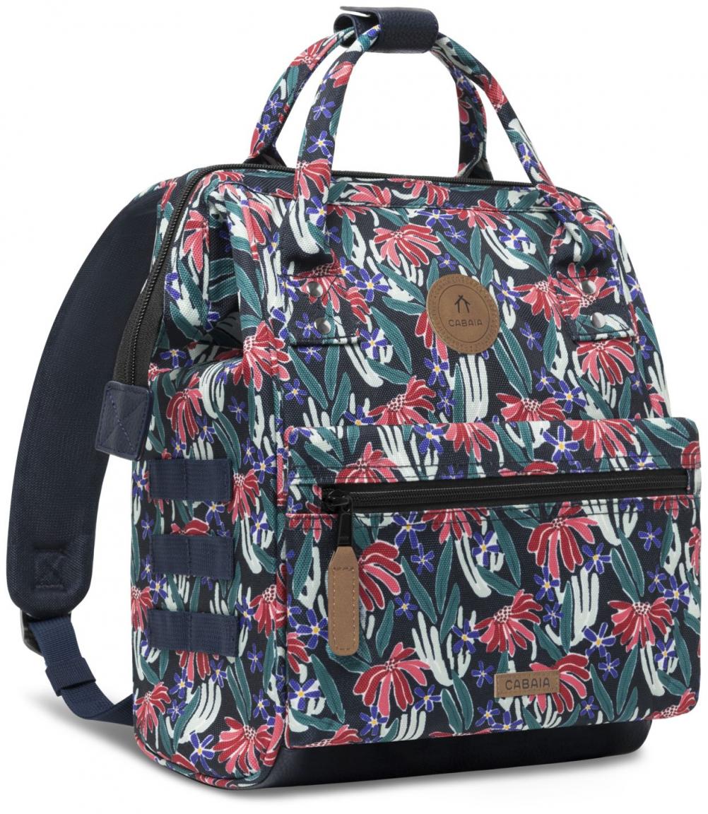Damenrucksack Cabaia Edea Small Blumen bunt nachhaltig